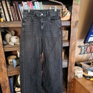 American Eagle Outfitters Dark Gray Relaxed Jeans